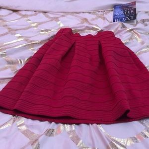 Hot Pink puff out skirt